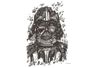 4055065190957 - KOMAR Wandbild Star Wars Darth Vader Drawing Bilder Kinderzimmer Schlafzimmer Wohnzimmer Gr B H 40 cm x 50 cm Kunstdruck-Bild-Poster-Wandbild 1 St bunt Kunstdrucke