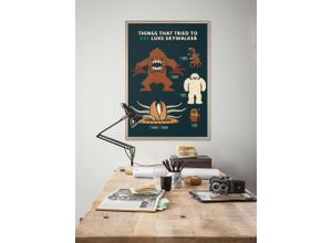 4055065191084 - Wandbild KOMAR Star Wars Hungry Monsters bunt (farbe bild(er) bunt) Ø Disney Vlies Bilder 30 x 40 cm (Breite x Höhe) - Kinderzimmer Dekoration