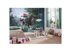 4055065410024 - Fototapete »Merida Riding« glatt Comic Retro bedruckt mehrfarbig BxH 400x280 cm bunt