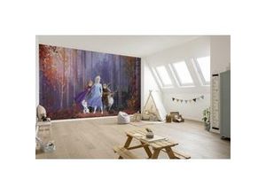 4055065410055 - Fototapete »Frozen Autumn Glade« glatt Comic Retro bedruckt mehrfarbig BxH 400x280 cm bunt