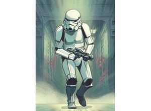 4055065410246 - Fototapete »Mandalorian Stormtrooper Print« glatt Comic Retro bedruckt mehrfarbig BxH 200x280 cm bunt