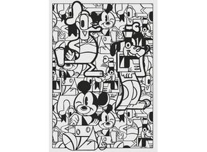 4055065410581 - Fototapete »Mickey Constructive« glatt Comic Retro bedruckt mehrfarbig BxH 200x280 cm bunt|schwarz|weiß