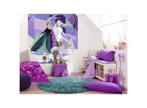 4055065410598 - Fototapete »Frozen Abstract Arendelle« glatt Comic Retro bedruckt mehrfarbig BxH 200x280 cm bunt