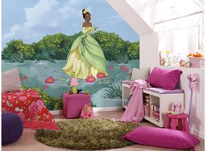 4055065411090 - Fototapete KOMAR Digitaldruck Vlies - Tiana Lucky Pond - Größe 300 x 250 cm bunt Rollen Vlies Tapeten Kinderzimmer