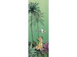 4055065510151 - Fototapete »Jungle Simba« glatt Comic mehrfarbig (Packung) grün