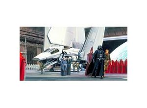 4055065510649 - Fototapete »Star Wars Classic RMQ Death Star Shuttle Dock« glatt Weltall futuristisch mehrfarbig (Packung) bunt