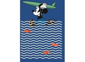 4055065510915 - Fototapete »Mickey gone Surfin« glatt Comic mehrfarbig (Packung) blau