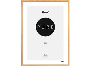 4055065990250 - Bilderrahmen KOMAR Pure braun B40cm H50cm Holz Bilderrahmen Echtholzrahmen mit hochtransparentem Acrylglas