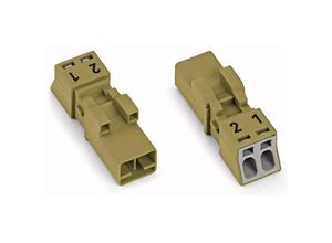 4055143499637 - 890-272 Netz-Steckverbinder WINSTA MINI Stecker gerade Gesamtpolzahl 2 16 A Hellgrün 50 St