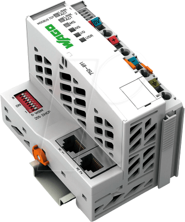 4055143821513 - 750-891 - Modbus-Cotroller  TCP 4 Generation 2x ETHERNET lichtgrau