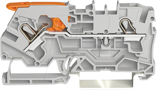 4055143992282 - 2104-1201 - 2-Leiter-Durchgangsklemme mit Hebel 40 mm² grau