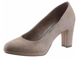 4055158577924 - Große Größen Tamaris Pumps taupe Gr42