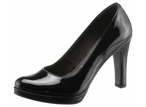 4055158584953 - Große Größen Tamaris High-Heel-Pumps Lack schwarz Gr37