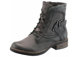 4055158644220 - Große Größen Tamaris Schnürboots anthrazit Gr36