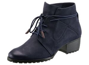 4055158704993 - Große Größen Tamaris Schnürstiefelette marine Gr38