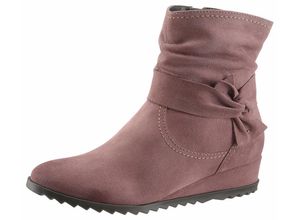 4055158720887 - Große Größen Tamaris Stiefelette altrosa Gr36