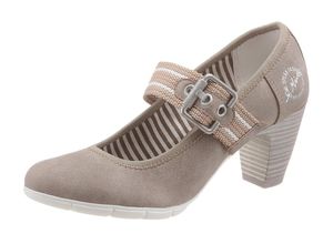 4055163399511 - Große Größen sOliver RED LABEL Spangenpumps taupe Gr37