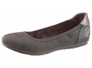 4055163585082 - Große Größen sOliver RED LABEL Ballerina dunkelgrau Gr39