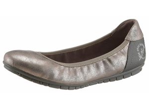 4055163585341 - Große Größen sOliver RED LABEL Ballerina taupe Gr36 4055163585341 - Große Größen sOliver RED LABEL Ballerina taupe Gr36