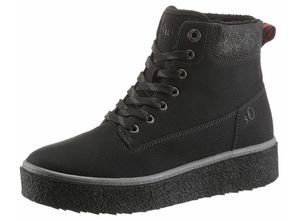 4055163666095 - Große Größen sOliver RED LABEL Schnürboots schwarz Gr41