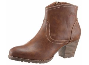 4055163674540 - Große Größen sOliver RED LABEL Stiefelette braun Gr37