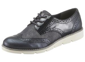 4055164317095 - Große Größen sOliver RED LABEL Schnürschuh marine Gr42