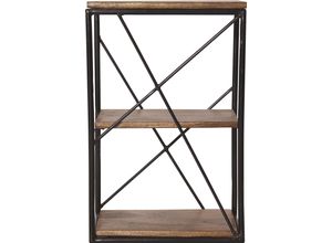 4055195128325 - Wandregal TOM TAILOR HOME T-NEST SHELF WALL SMALL Regale Gr B H 40 cm x 62 cm 2 St schwarz (schwarz natur) Hängeregale kleines Wandregal gut mit anderen Größen der Serie kombinierbar