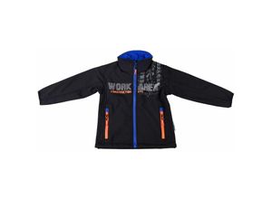 4055316390068 - Kinder-Softshelljacke Schwarz Marine Kinder Softshelljacke 104 Schwarz Marine - Terrax Workwear