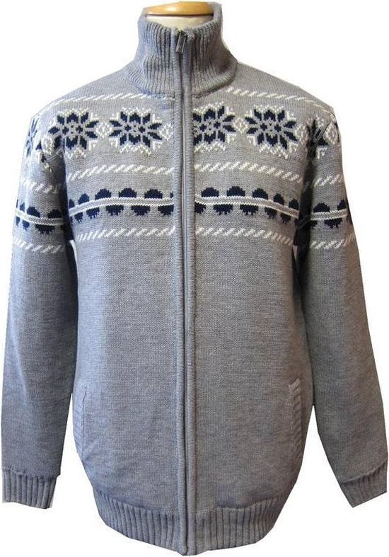 4055316522421 - River Creek Gevoerd vest lichtgrijs maat XXXXXL