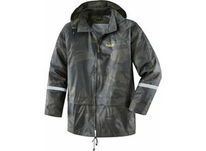 4055316579340 - Regenjacke oliv camouflage Gr s - Grau - Uncle Sam