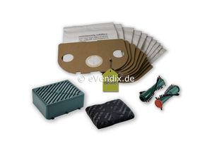 4055323491444 - Filterset kompatibel mit Vorwerk Tiger   Kobold 251 252 10 Staubsaugerbeutel + 1 Aktiv-Filtersystem + 1 Aktiv-Geruchsfilter + 2 Rundbürsten et 340