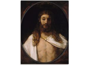 4055327091480 - Wandbild ARTLAND Der auferstandene Christus 1661 Bilder Gr B H 60 cm x 80 cm Leinwandbild Religion 1 St braun Bild Poster Bilder als Leinwandbild Wandaufkleber oder in versch Größen