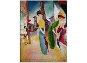 4055327122467 - Wandbild ARTLAND Vorm Hutladen 1913 Bilder Gr B H 90 cm x 120 cm Leinwandbild Frau 1 St bunt Bild Leinwandbild Kunstdrucke Bilder als Leinwandbild Wandaufkleber oder Poster in versch Größen