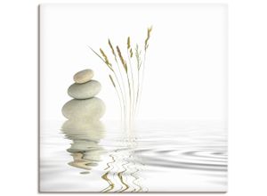 4055327253062 - Wandbild ARTLAND Zen Friede Bilder Gr B H 100 cm x 100 cm Leinwandbild Zen quadratisch 1 St weiß Bild Poster Bilder als Alubild Leinwandbild Wandaufkleber oder in versch Größen