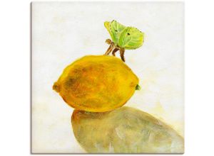 4055327377966 - Wandbild ARTLAND Sich wiederfinden Bilder Gr B H 70 cm x 70 cm Leinwandbild Lebensmittel 1 St gelb Bild Kunstdruck Kunstdrucke Bilder als Leinwandbild Wandaufkleber oder Poster in versch Größen