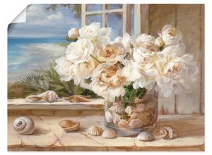 4055327748681 - Wandbild ARTLAND Am See Bilder Gr B H 80 cm x 60 cm Poster Arrangements Querformat 1 St braun Bild Poster Bilder als Leinwandbild Wandaufkleber oder in versch Größen