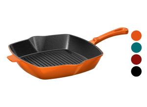 4055329082202 - ERNESTOÂ® Grillpfanne Gusseisen 245 cm orange - B-Ware sehr gut