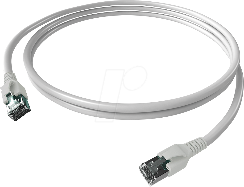 4055516053602 - CP1KWBWBW0075 - Cat6a Patchkabel S FTP FlexBoot weiß 75 m
