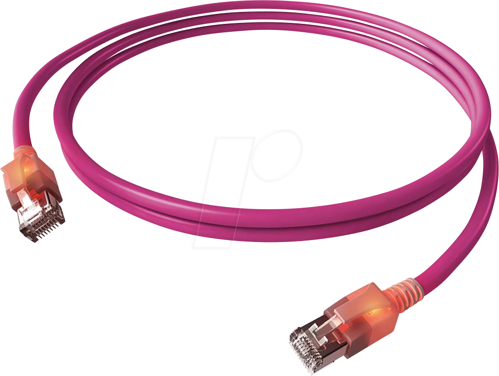 4055516056740 - CS1OVADAD0015 - Cat6a LED Patchkabel DualBoot S FTP violett 15 m