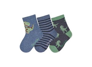 4055579326071 - - Strümpfe DINOS 3er Pack in tinte Gr23-26