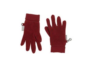 4055579877801 - - Fleece-Handschuhe COSY in dunkelrot melange Gr152