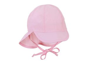 4055579934849 - - Schirmmütze BABY BASIC mit Nackenschutz in rosa Gr39