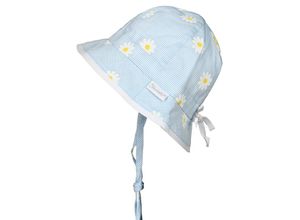 4055579938229 - - Sommerhut WEIßE GÄNSEBLÜMCHEN geringelt in hellblau Gr49 4055579938229 - - Sommerhut WEIßE GÄNSEBLÜMCHEN geringelt in hellblau Gr49