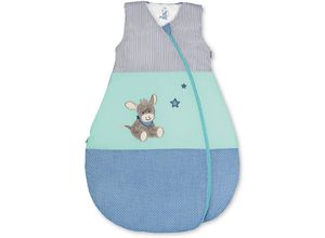 4055579958593 - Sterntaler® Schlafsack Emmi Stickerei für Babys und Kleinkinder blau 70 cm