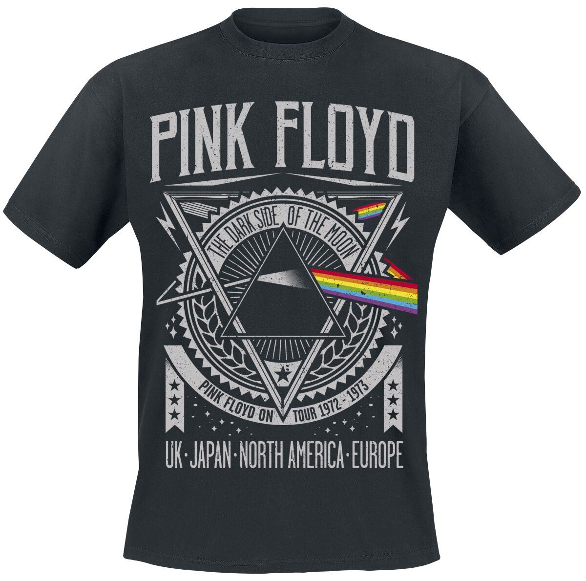 4055585019752 - The Dark Side Of The Moon - Tour 1972 T-Shirt schwarz in L