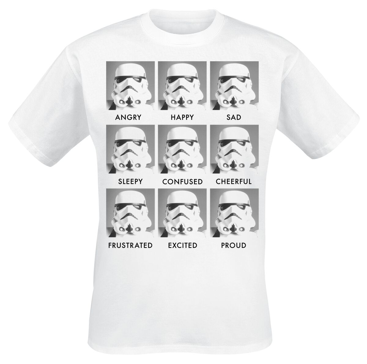 4055585154118 - Stormtrooper - Emotions T-Shirt weiß in 4XL