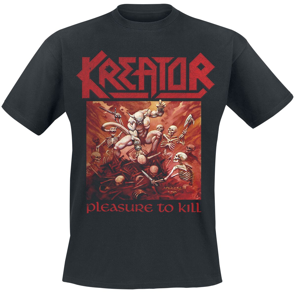 4055585248459 - Pleasure To Kill T-Shirt schwarz in XXL