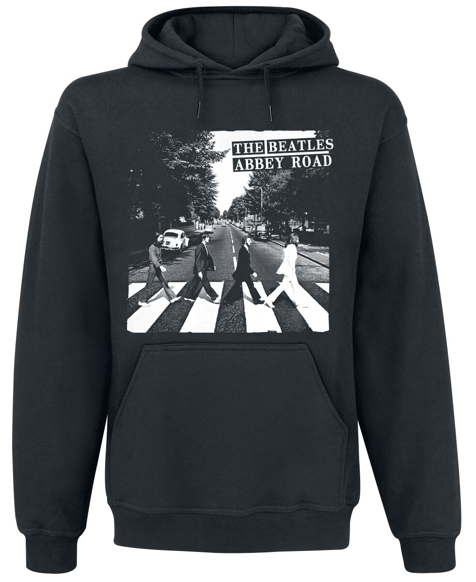 4055585375353 - Abbey Road Kapuzenpullover schwarz in S