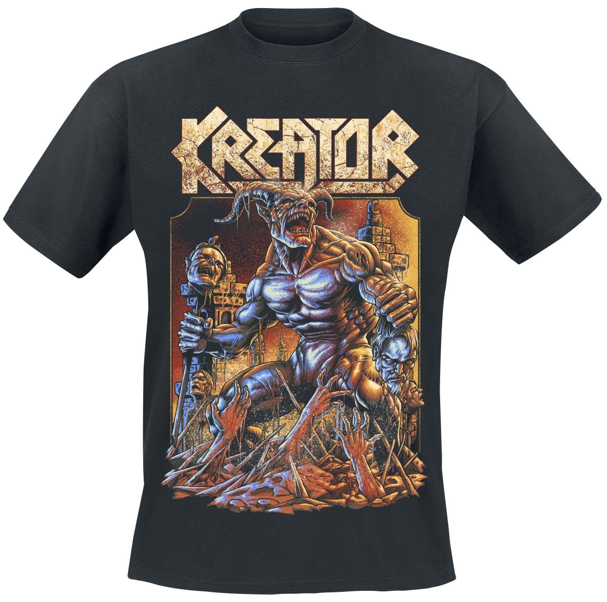 4055585472823 - Crush The Tyrants T-Shirt schwarz in S 4055585472823 - Crush The Tyrants T-Shirt schwarz in S