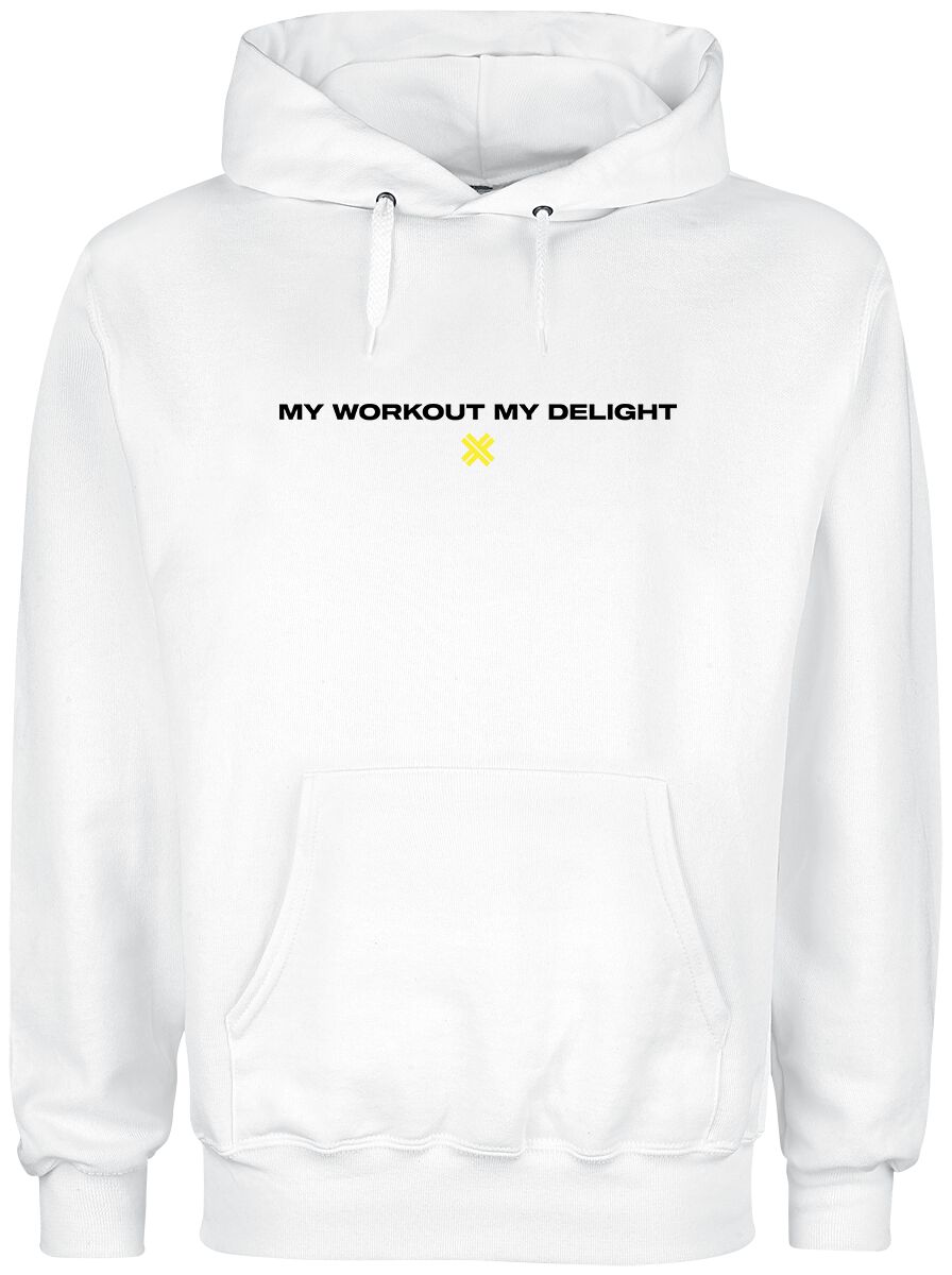 4055585500816 - My Workout Smile Kapuzenpullover weiß in S